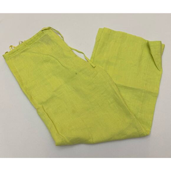 FINITY Women's Linen Drawstring Wide Leg Pants | Size 8 | Excellent Condition! - Picture 3 of 5